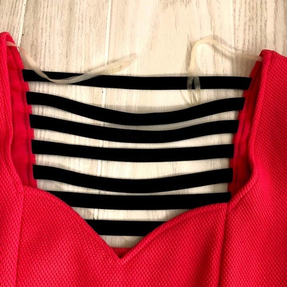 Studio Y Maurice's Women's Hot Pink Peplum Top NWT - Picture 6 of 11